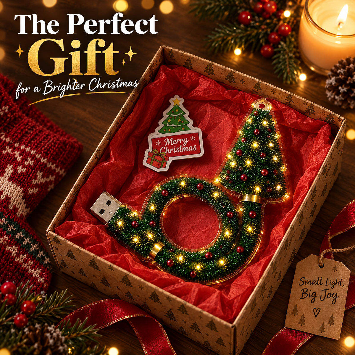 Turn your ceiling into a *Christmas wonderland*